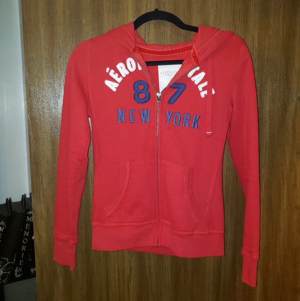 Red aeropostale hoodie